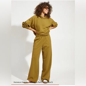 Left On Friday Olive Green Hoodie and Pants Set